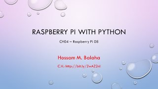 HMB  IoT  CH04  Raspberry Pi with Python 08 [upl. by Burger405]