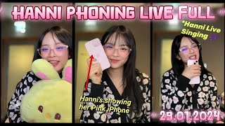 Hanni Phoning Live Full 20240129  Hanni NewJeans Phoning Live 29012024 newjeans hanni [upl. by Holtz962]