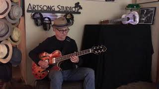 Pat Kelley demonstrating the Comins GCS1 guitar [upl. by Laen]