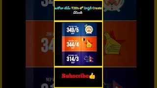 బరోడా టీమ్ T20s లో హిస్టరీ Create చేసింది  Highest T20 Score by Baroda Team  factsmaavalite [upl. by Evadne]