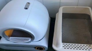 DuckSky Self Cleaning Cat Litter Box 65L9L Extra Large Automatic Litter Box Review GREAT Litter [upl. by Richardson]