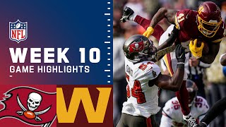 Buccaneers vs Washington Football Team Week 10 Highlights  NFL 2021 [upl. by Roybn]