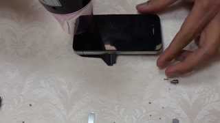 IPHONE4 IPHONE 4 repair fix 拆機教學 影片 摔機 泡水受潮 主機板更換 液晶 觸控 相機鏡頭 維修材料 1 [upl. by Pedro]