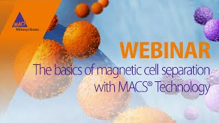 The basics of magnetic cell separation with MACS Technology WEBINAR [upl. by Odraboel]