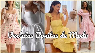 Vestidos 👗 Bonitos de Moda Primavera Verano 2025 Tendencias en Vestidos Mujer [upl. by Aineg457]