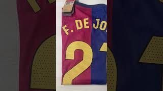 2425 Barcelona Home shortsleeved Player Edition jersey No 21 Fde jong [upl. by Tori]