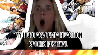 SHOTO VS DEKU My Hero Academia reaction  Sports Festival  Part 2 [upl. by Aara]