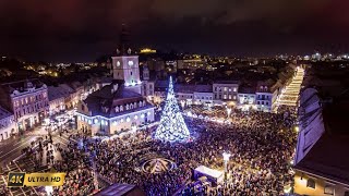 Brasov Christmas Market Romania  Tourist Travel Channel [upl. by Moir]