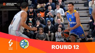 ASVELMaccabi  Round 12 Highlights  202324 Turkish Airlines EuroLeague [upl. by Namaan]