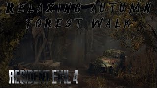 Resident Evil 4 Remake  Relaxing autumn forest walk  Ambient exploration in first person view [upl. by Ramsa979]