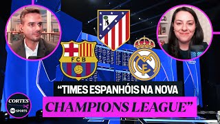 VEJA TODOS OS CONFRONTOS DOS TIMES ESPANHÓIS NA FASE DE LIGA DA NOVA CHAMPIONS LEAGUE [upl. by Ettenahs72]