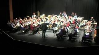 GGYBB amp Tredegar Town Band Playing Nightingale Dances Newport Riverfront July 14 [upl. by Albina943]