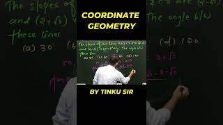 COORDINATE GEOMETRY TRICK CLASS 11  CLASS MATH  MATH BY TINKU SIR shortsfeed shorts trending [upl. by Ludeman]