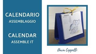 calendario da stampare tutorial [upl. by Bettzel]