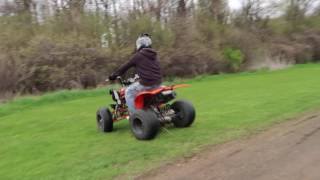 Yamaha Raptor 250 Top Speed [upl. by Ansaev]