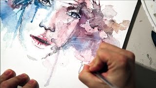 Faces Of Colours  Watercolor Portrait  Speedpainting  Jack Le [upl. by Nnainot]