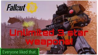 FALLOUT 76 UNLIMITED 3 STARS GLITCH EASY [upl. by Alameda]