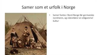 Samfunnsfag  Samisk kultur og historie [upl. by Fredric]