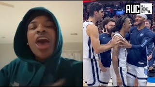 quotHe Is Himquot Ja Morants Sister Goes Off After He Hits Game Winner First Day Back [upl. by Jemy]