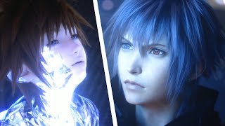 Kingdom Hearts 3 ReMind DLC  All Endings  Final Boss amp True Ending [upl. by Isaiah]