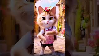 Billi ka dance song bhojpuri dance cat 👍👍❤️🥰😂😂 [upl. by Cnahc]