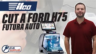 Cutting a Ford H75 key by code on the Futura Auto [upl. by Nilatak558]