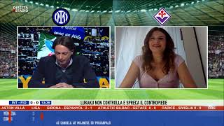 Inter Fiorentina 01 con Filippo Tramontana [upl. by Schiffman51]