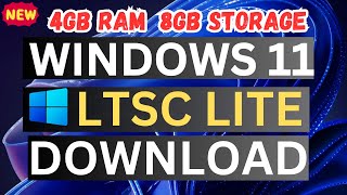 Download New Windows 11 LTSC Lite Version For Low End PCBest Windows Version without Bloatware [upl. by Shyamal]