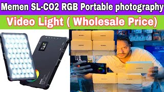 Review Memen SlCO2 RGB Portable photography Video Light  Wholesale Price  UrduHindi led light [upl. by Abbott]