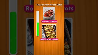 Roasted Carrots vs HoneyGlazed Parsnips 🥕🍯 Which Root Veggie Will You Choose 😋🍴 Quiz Rather [upl. by Cleodal]