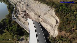 Video autostrada A1 Bucuresti Nadlac lot 4 viaductul de la Soimus si dealul Liliecilor 21 septe [upl. by Fuchs]