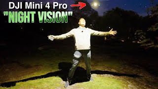 DJI Mini 4 Pro  NIGHT VISION This feature is mind blowing [upl. by Savick]