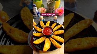 potato wedges recipe in air fryeraloo wedgespotatosnack saloorecipeshortsviralyoutubeshorts [upl. by Gillett]