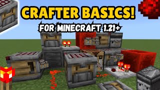 How to Use the CRAFTER in Minecraft 121 [upl. by Nytnerb]