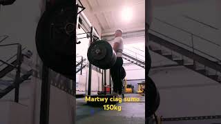 Martwy ciag sumo bumpery 150kg deadlift [upl. by Ainej117]