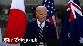 Joe Biden appears to snap at staffers during a press conference [upl. by Emmeram506]