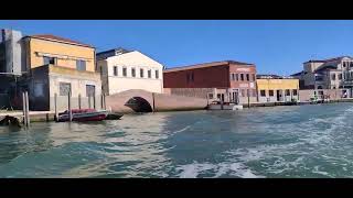 Water Taxi ride in Venice Italy [upl. by Ticknor735]