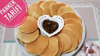 Pankek tarifi 💯 Çok pratik ve çok kolay tarif pankek pancakes [upl. by Wilterdink]