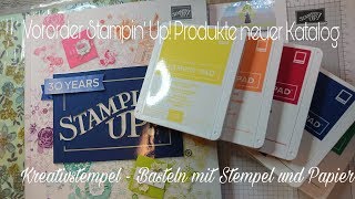 Vororder StampinUp Produkte neuer Katalog 2018 Auspackvideo Haul Stampin Up [upl. by Connelly537]