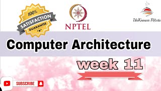 COMPUTER ARCHITECTURE WEEK 11 ASSIGNMENT ANSWERS NPTEL 2024 l NPTEL nptel nptelanswer [upl. by Cheryl687]