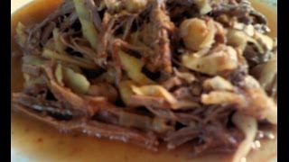 Ropa vieja receta de MamáRecetasdeLuzMa [upl. by Anitap280]