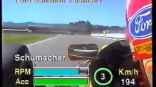 Schumacher 1993 F1 Benetton Onboard lap Adelaide [upl. by Ayel]