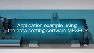 Application example using the data setting software MEXE02 [upl. by Pascha]