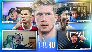 Ep5  PREMIER LEAGUE TOTS DRAFT 202122 ft KDB Ronaldo and Kane Total90Pod [upl. by Engleman]