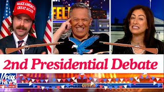 The 2nd Presidential Debate on GUTFELD trump kamalaharris foxnews gutfeld [upl. by Ahsitruc640]