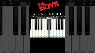 The boys meme piano tutorial shorts piano thepianozone theboysmeme [upl. by Ettevol222]