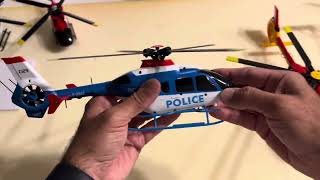 RC ERA C123  136 EC 135 direct drive RC helicopter and comparison to YX F06 C190 C187 amp C159 [upl. by Edme]