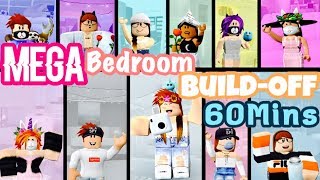 MEGA Bedroom BuildOff 60 MINUTES Panda Vs 10 FANS [upl. by Imailiv18]