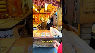 6 Czech bread in Germany 🇩🇪 streetfood germanfood christmasmarket germany [upl. by Nosde739]