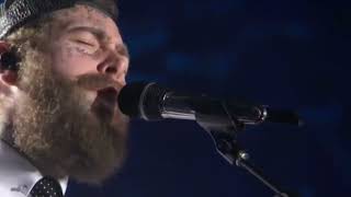 Fragment Post Malone  Feeling Whitney at Songwriters Hall Of Fame Live [upl. by Bowie]